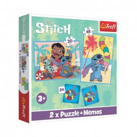 PUZZLE 2EN1 + MEMOS STITCH