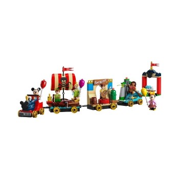 Photo Le train en fete Lego Disney Run Market Réunion