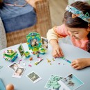 Assemblage  du cadre phto et la boite à bijoux de Mirabel Lego Disney Run Market Réunion