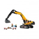 Présentation Pelleteuse de chantier jaune Lego City Réunion